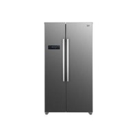 Refurbished Beko ASL1331PX Freestanding 532 Litre 50/50 Frost Free American Fridge Freezer Stainless Steel