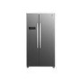 Refurbished Beko ASL1331PX Freestanding 532 Litre 50/50 Frost Free American Fridge Freezer Stainless Steel