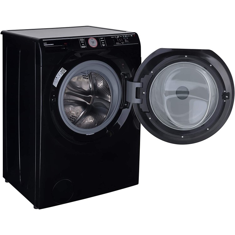 Refurbished Hoover AWMPD69LH7B Freestanding 9KG 1600 Spin Washing Machine Black