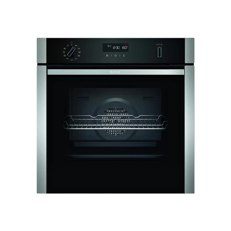 Refurbished Neff N50 B2ACH7HH0B 60cm Single Built In Electric Oven Stainless Steel