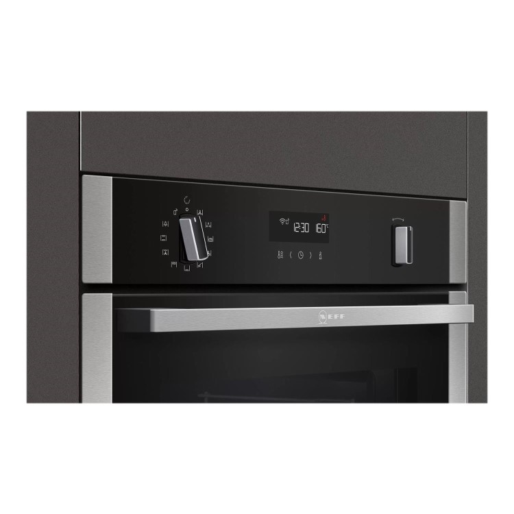 Refurbished Neff N50 B2ACH7HH0B 60cm Single Built In Electric Oven Stainless Steel