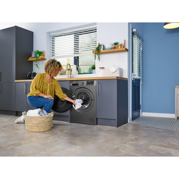 Beko 8kg 1400rpm Washing Machine - Graphite