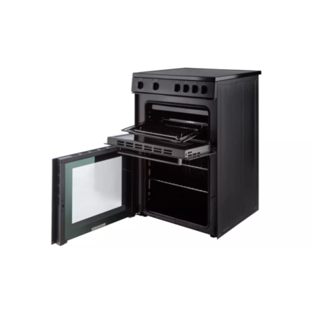 Refurbished Bush B60TCBX 60cm Double Oven Electric Cooker Black