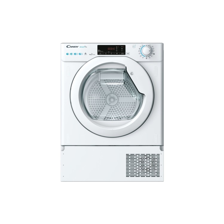 Refurbished Candy BCTDH7A1TE-80 Smart Integrated Heat Pump 7KG Tumble Dryer White