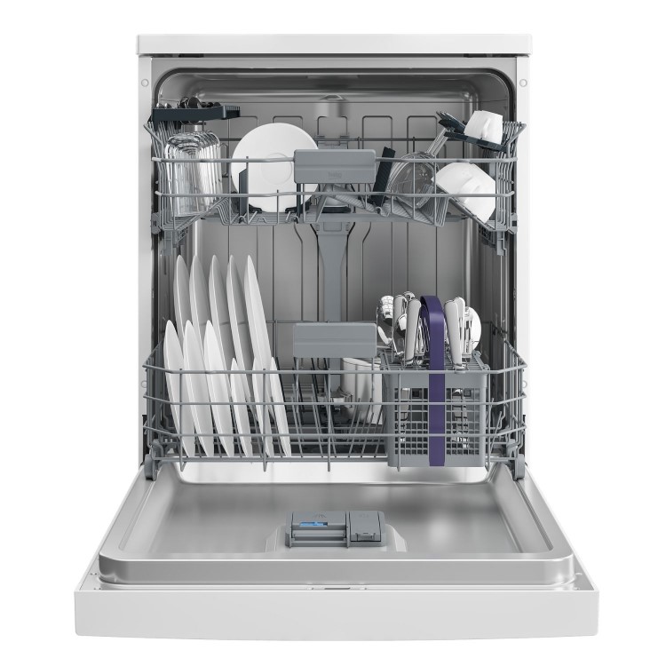 Beko HygieneShield Freestanding Dishwasher - C-Rated, White