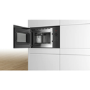 Refurbished Bosch Series 4 BFL523MB0B Built In 20L 800W Microwave Black