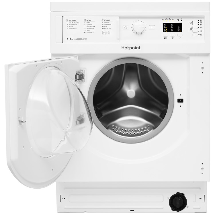 Hotpoint Anti-stain 7kg Wash 5kg Dry 1400rpm Integrated Washer Dryer