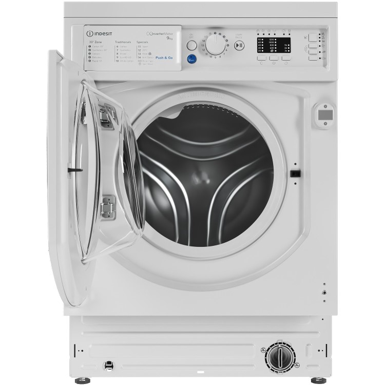 Indesit 9kg 1400rpm Integrated Washing Machine - White