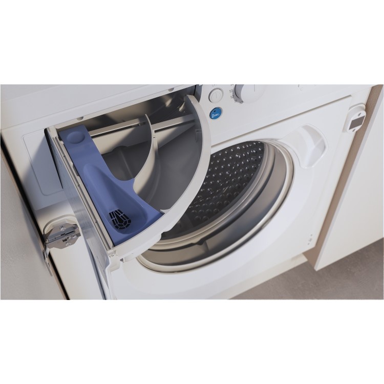 Indesit 9kg 1400rpm Integrated Washing Machine - White