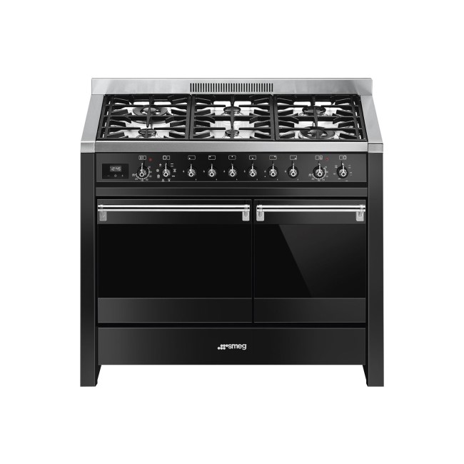 GRADE A1 Smeg A2BL81 Opera 100cm Dual Fuel Double Oven Range Cooker