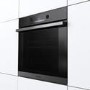 Refurbished 77L Electric Built-in Electric Single Oven With Pyrolytic Cleaning - Black