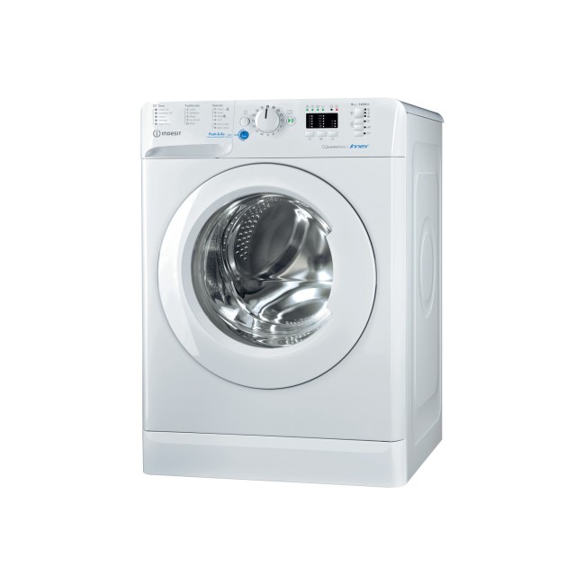 Refurbished Indesit BWA81484XW Freestanding 8KG 1400 Spin Washing Machine