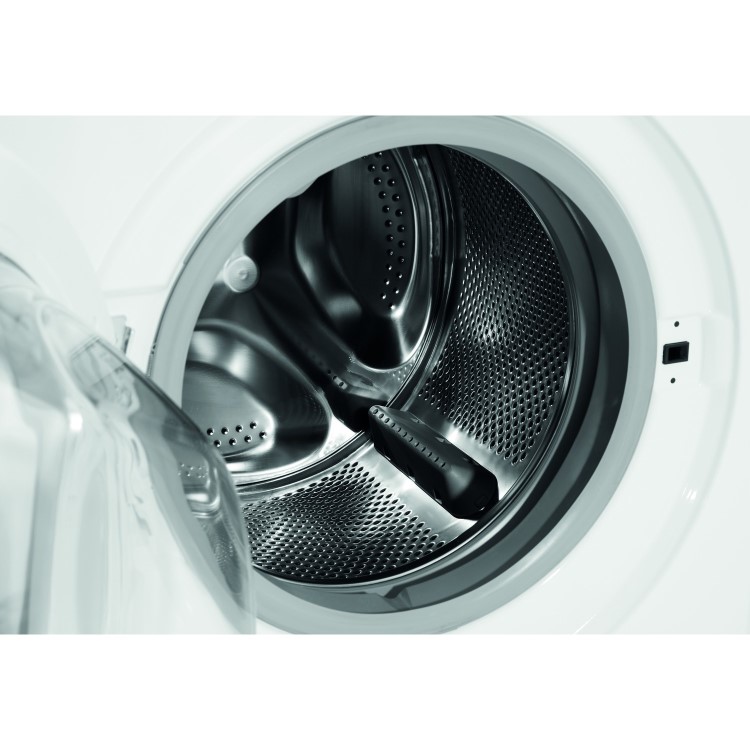 Refurbished Indesit Push And Go BWA81485XWUKN Freestanding 8KG 1400 Spin Washing Machine White