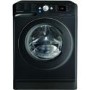 Refurbished Indesit BWE91483XKUKN Freestanding 9KG 1400 Spin Washing Machine Black
