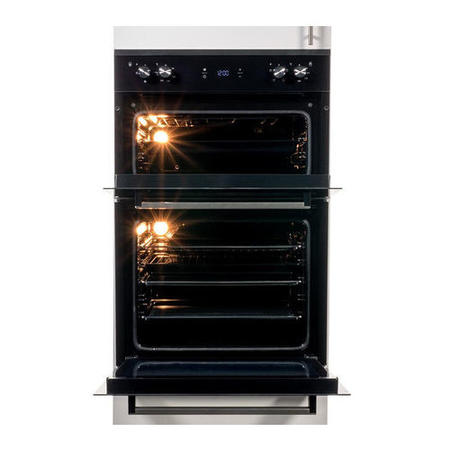 Refurbished Beko Pro BXDF25300X 90cm Double Built In Electric Oven