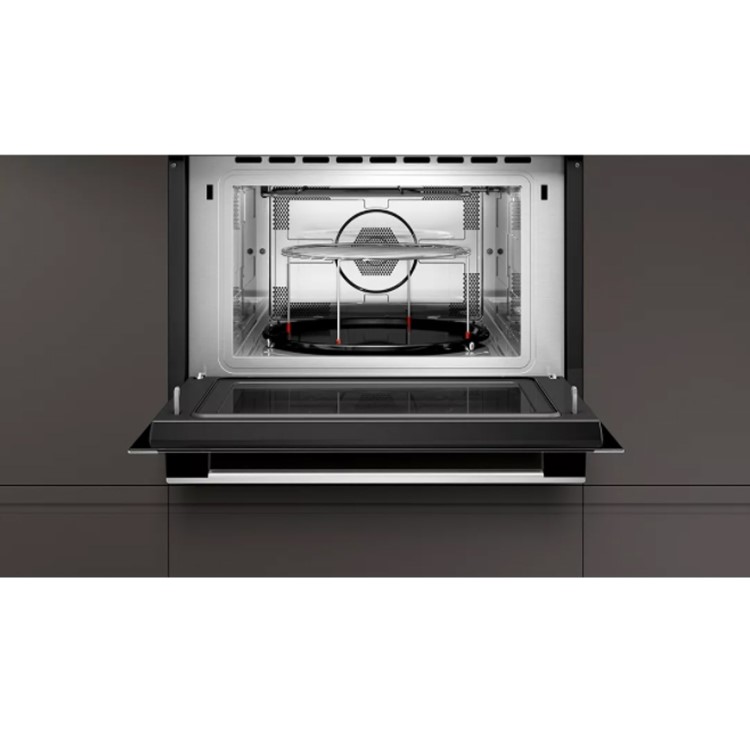 Refurbished Neff C1AMG83N0B 60cm Single Compact Built In Microwave Grill Oven