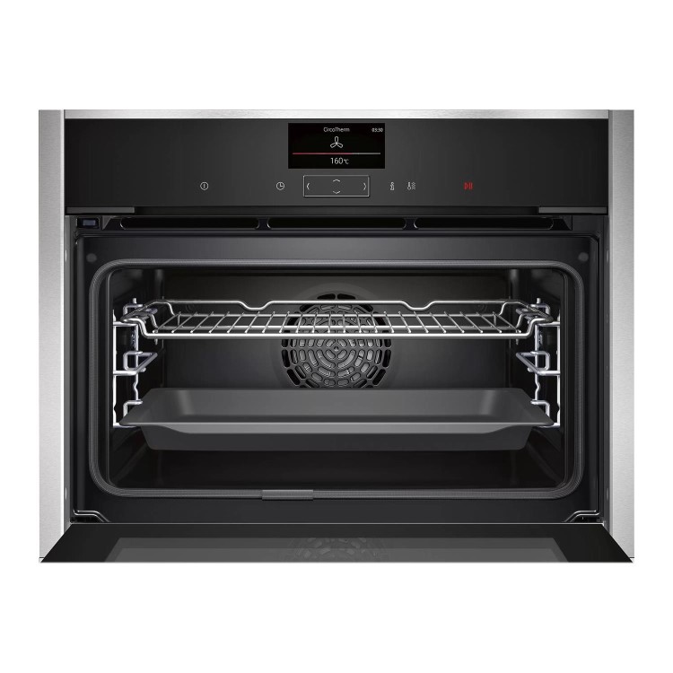 Refurbished Neff C27CS22H0B 60cm Single Built In Electric Compact Oven