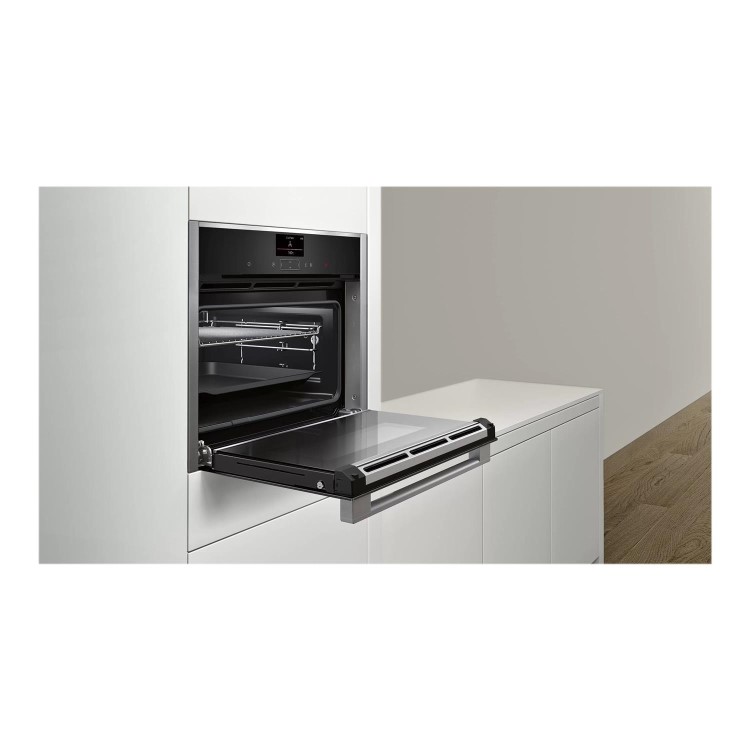 Refurbished Neff C27CS22H0B 60cm Single Built In Electric Compact Oven