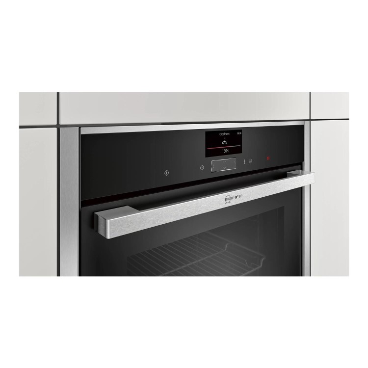 Refurbished Neff C27CS22H0B 60cm Single Built In Electric Compact Oven