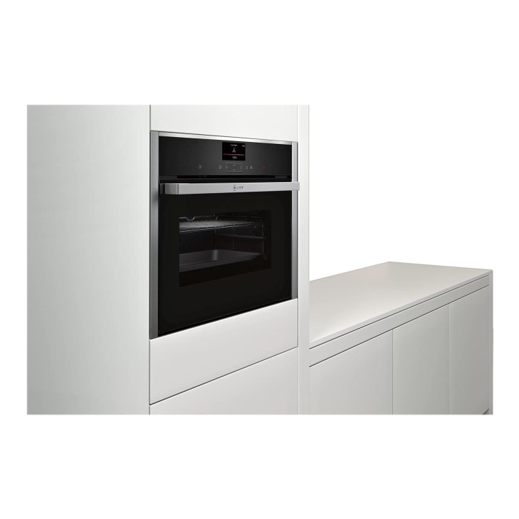 Refurbished Neff C27CS22H0B 60cm Single Built In Electric Compact Oven