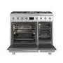 Refurbished Smeg 90cm Dual Fuel Range Cooker - Stainless Steel