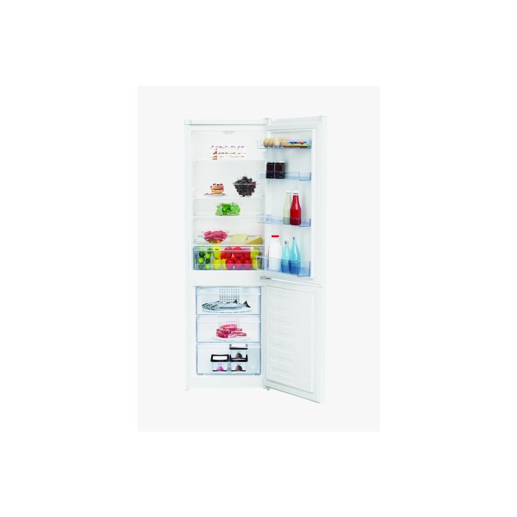 Refurbished Beko CCFM1571W Integrated 251 Litre 60/40 Frost Free Fridge Freezer White