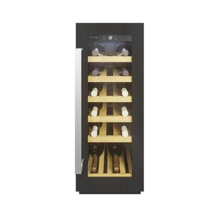 Refurbished Candy CCVB30UK/1 Freestanding 19 Bottle Single Zone Wine Cooler Black