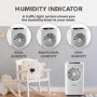 GRADE A2 - electriQ 10 litre Laundry Dehumidifier with Air Purifier - Best Seller