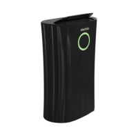GRADE A2 - electriQ 12 Litre Low Energy UV Antibacterial Dehumidifier with HEPA Air Purifier - Black