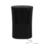 GRADE A2 - electriQ 12 Litre Low Energy UV Antibacterial Dehumidifier with HEPA Air Purifier - Black