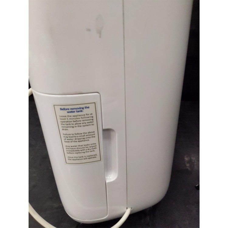 Refurbished electriQ 12 Litre Dehumidifier with Air Purifier