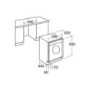 Refurbished CDA CI326 Integrated 7KG 1200 Spin Washing Machine