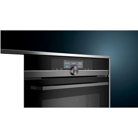 Refurbished Siemens CM878G4B6B 60cm Single Oven with Microwave