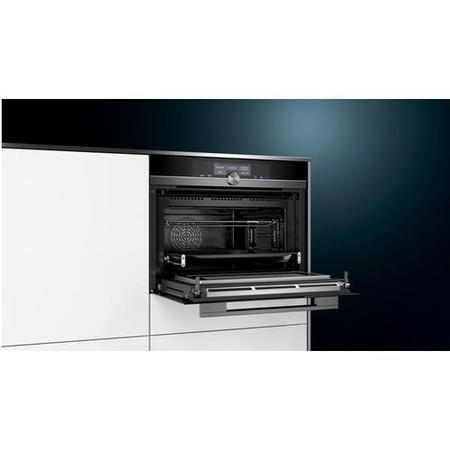 Refurbished Siemens CM878G4B6B 60cm Single Oven with Microwave