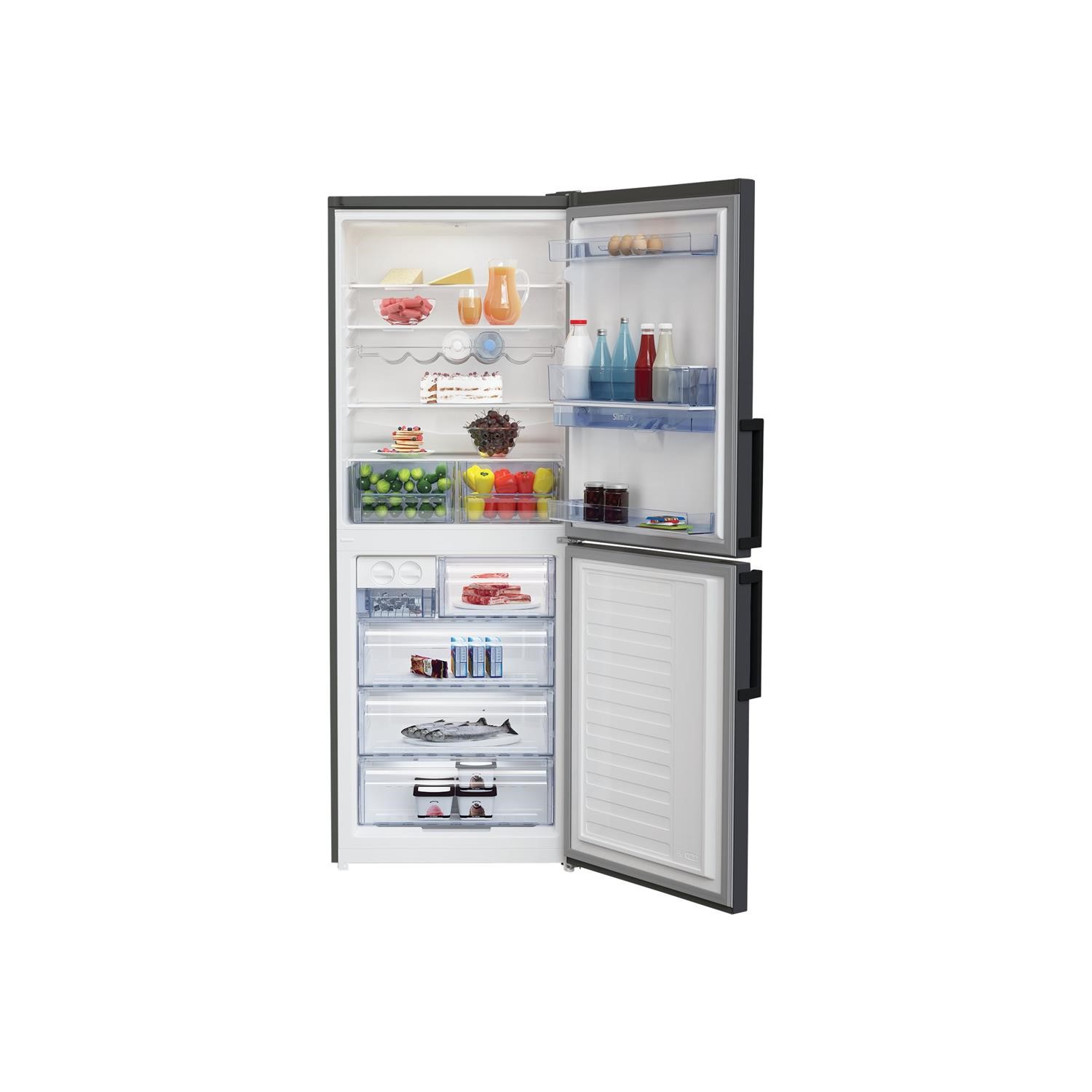 Refurbished Beko CRFP1790DA Freestanding 340 Litre 50/50 Frost Free Fridge Freezer