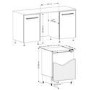 Refurbished CDA CRI521/1 Integrated 134 Litre Under Counter Larder Fridge