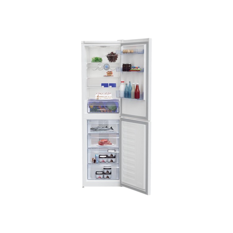 Refurbished Beko HarvestFresh CXFG3601VW Freestanding 366 Litre 50/50 Fridge Freezer White
