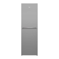 Refurbished Beko CXFG3691S Freestanding 357 Litre 50/50 Frost Free Fridge Freezer Silver