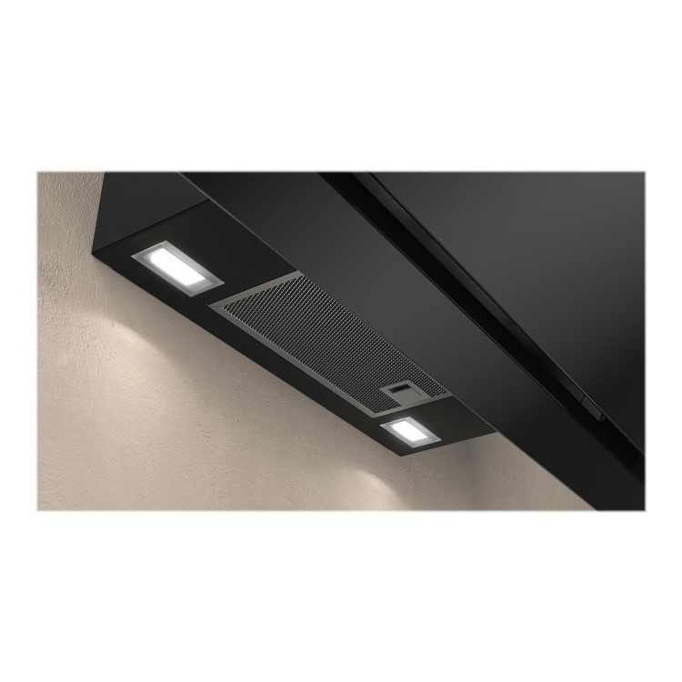 Refurbished Neff N50 D95IHM1S0B 90cm Angled Chimney Cooker Hood Black