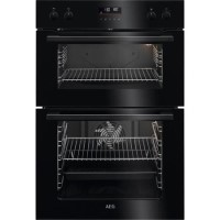 Refurbished AEG 6000 Series DCE531160B 60cm Double Built In Electric Oven Black