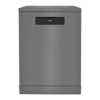 Refurbished Beko Pro DEN48X20G 15 Place Freestanding Dishwasher Graphite