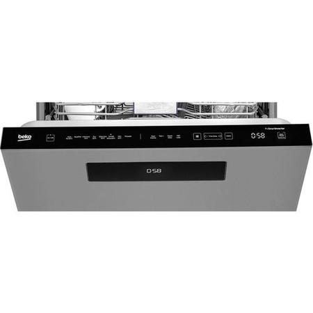Refurbished Beko Pro DEN48X20G 15 Place Freestanding Dishwasher Graphite