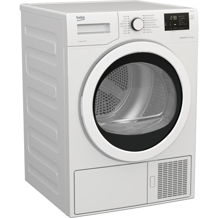 Refurbished Beko DHR83431W Freestanding Heat Pump 8KG Tumble Dryer White