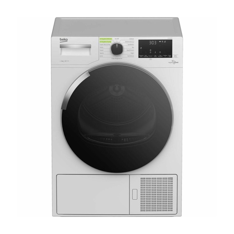 Refurbished Beko DHY9P56VW Freestanding Heat Pump 9KG Tumble Dryer White