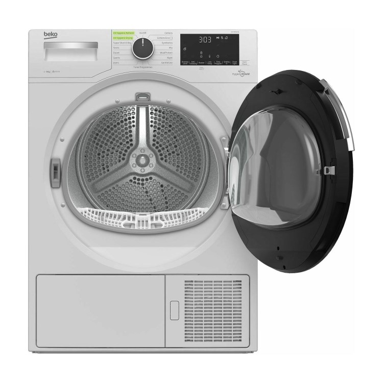 Refurbished Beko DHY9P56VW Freestanding Heat Pump 9KG Tumble Dryer White
