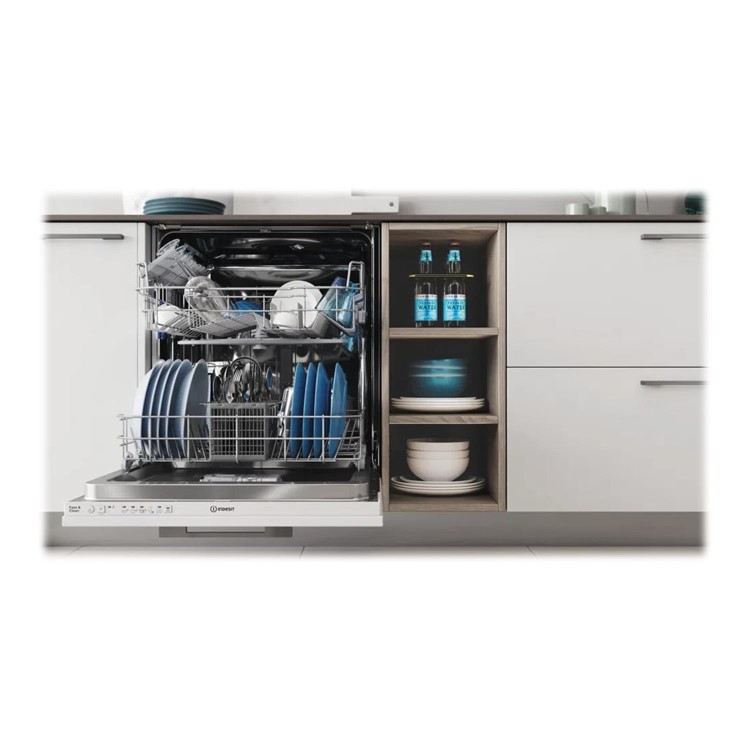 Refurbished Indesit DIE2B19UK 13 Place Fully Integrated Dishwasher
