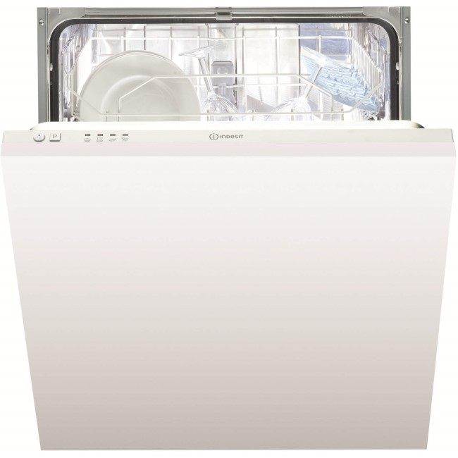 GRADE A3 - Indesit DIF04B1 13 Place Fully Integrated Dishwasher - White