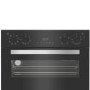 Refurbished Hotpoint DIH82G1AB Built-In Electric Double Oven with Air Fry - Black