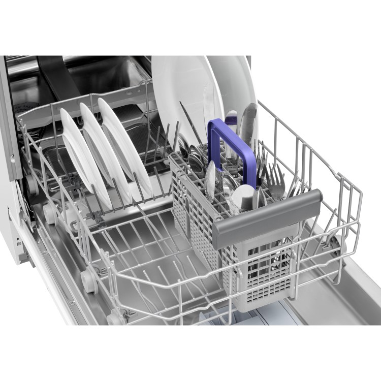 Beko Integrated Slimline Dishwasher - Fast+ - Black control panel