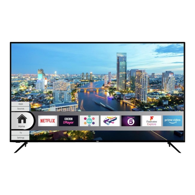 GRADE A2 - Refurbished Bush 65 Inch 4K Ultra HD with HDR LED Freeview Smart TV